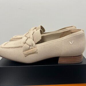 Vivaia Caitlin 2.0 Square Toe Knot Loafers in Almond